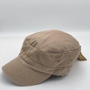 Dorfman Pacific Co. DPC Authentic Tan Military Style Cap